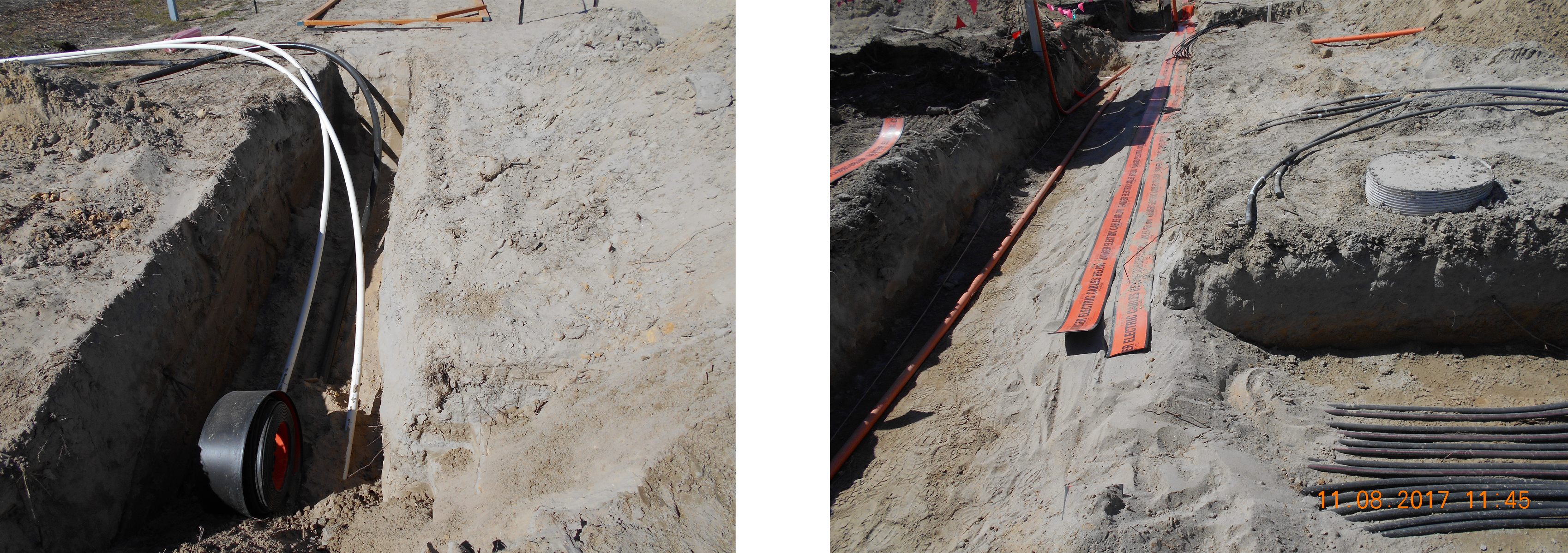 Emerald-Solar-Park Cable cover installation