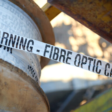 Close up shot of detectable tape