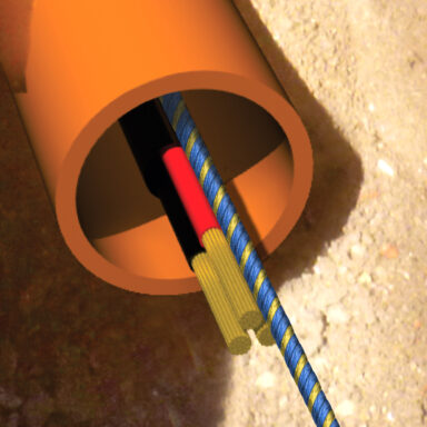 Telstra Rope Close up